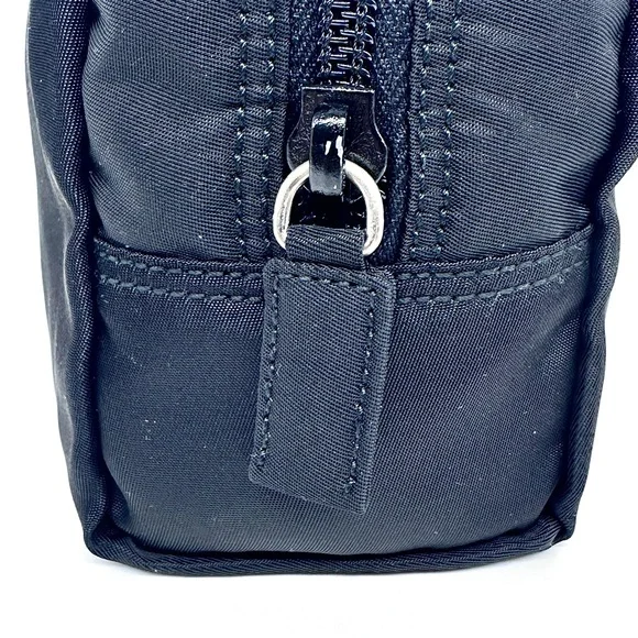 Authentic Prada Nylon Tessuto Clutch Bag /  Cosmetic Pouch Large EUC - Picture 9 of 11